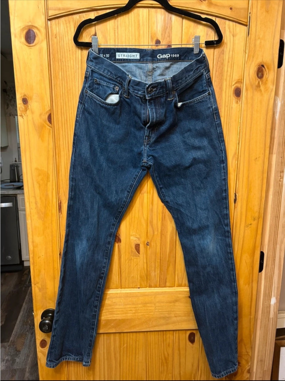 GAP Men’s Straight Jeans - Indigo Blue